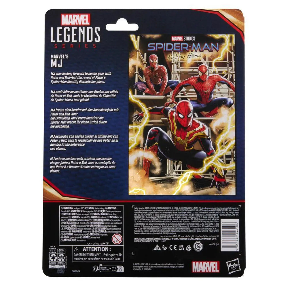 Marvel Legends Series Spider-Man No Way Home MJ (6")