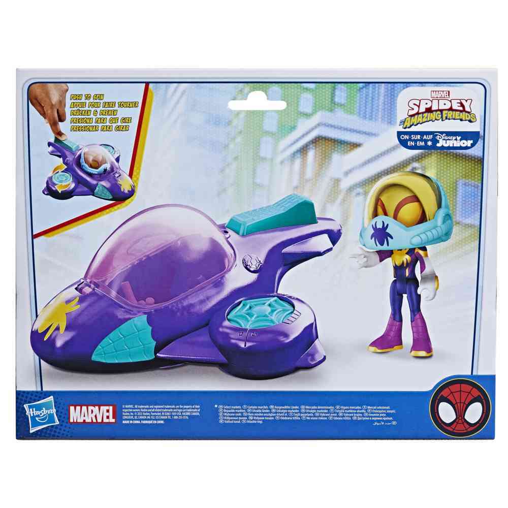 Marvel Spidey and His Amazing Friends Web Spinners - Ghost Spider with Glide Spinner