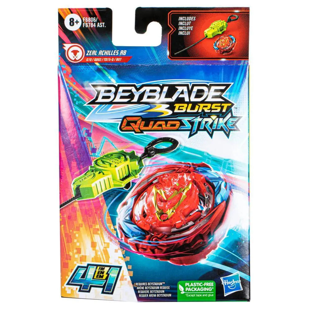 Beyblade Burst QuadStrike Starter Pack - Zeal Achilles A8