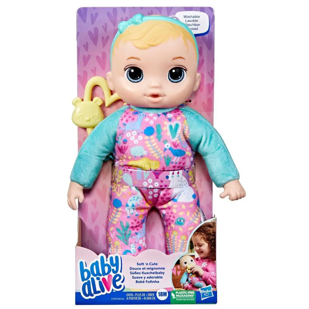 Baby Alive Doll - Soft n Cute (Blonde)