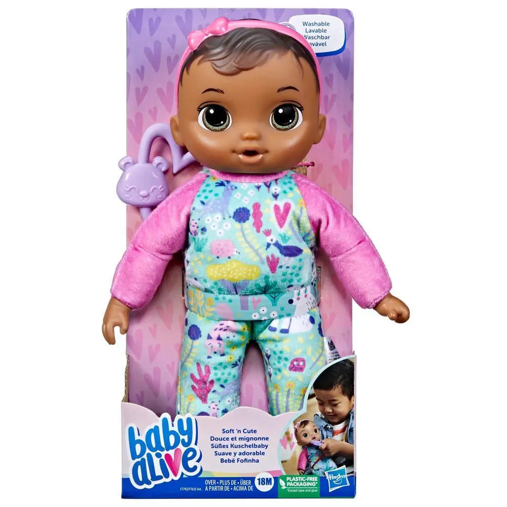 Baby Alive Doll - Soft n Cute (Brunette)
