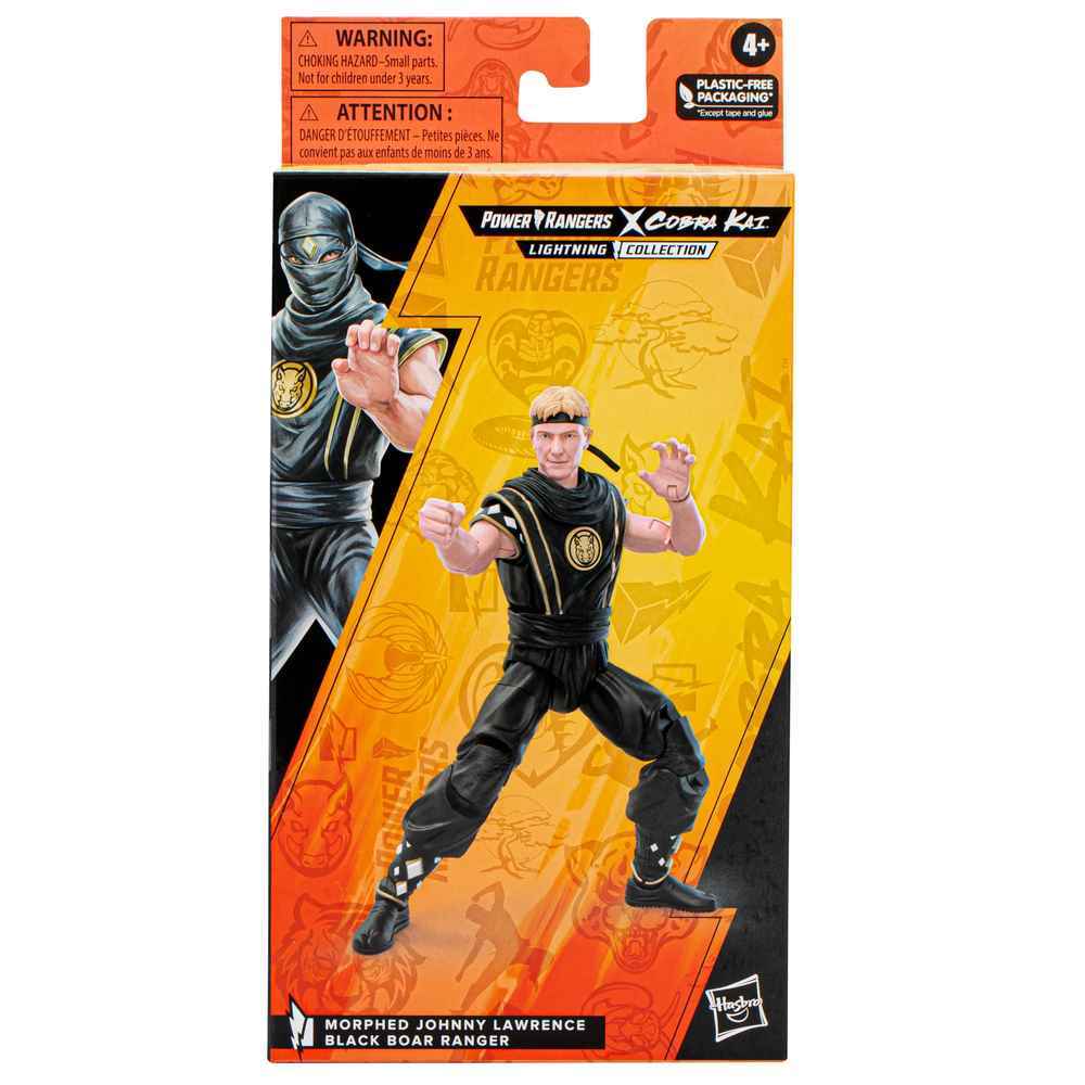 Power Rangers x Cobra Kai Lightning Collection - Morphed Johnny Lawrence Black Boar Ranger