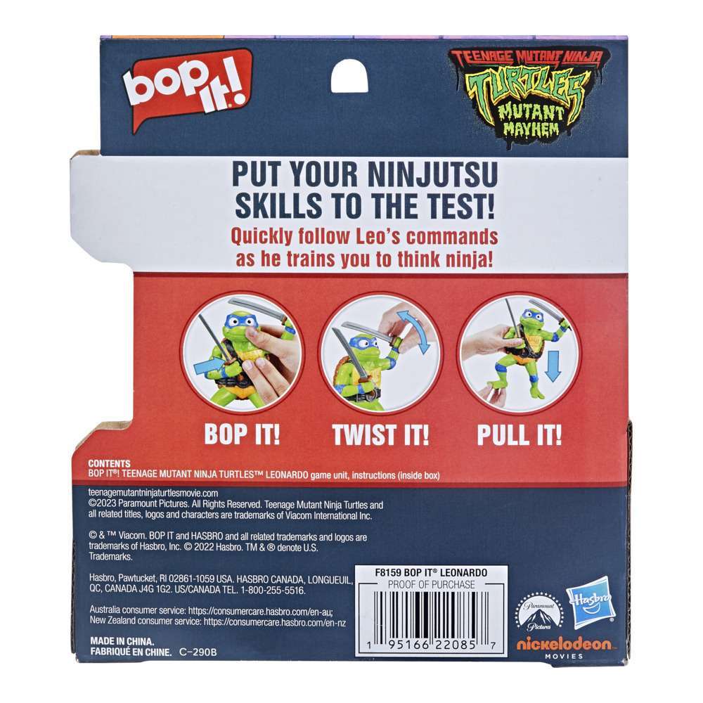Bop It! Teenage Mutant Ninja Turtles Leonardo Game