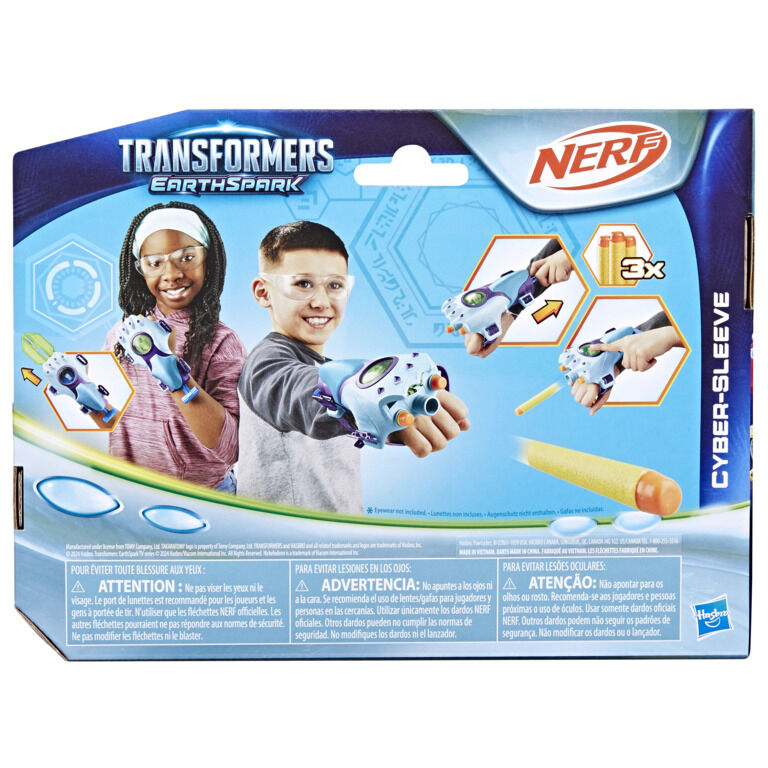 Transformers EarthSpark Cyber-Sleeve in 1 Nerf