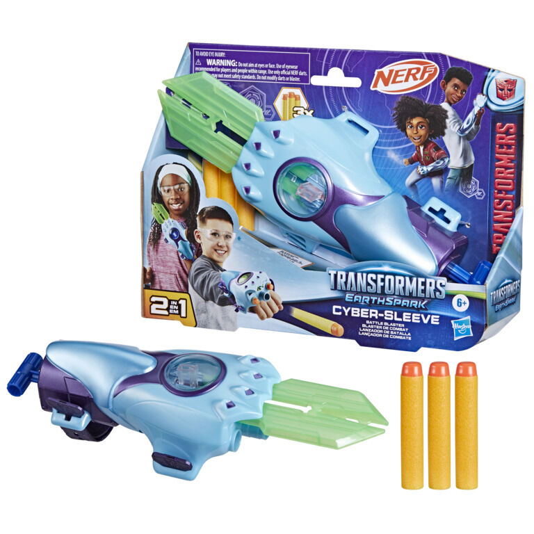 Transformers EarthSpark Cyber-Sleeve in 1 Nerf