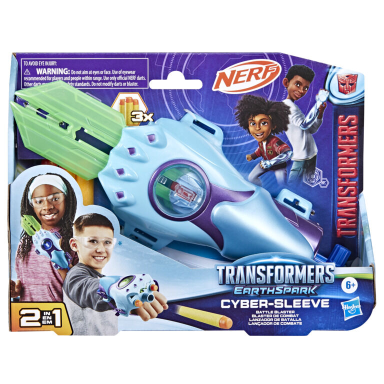 Transformers EarthSpark Cyber-Sleeve in 1 Nerf