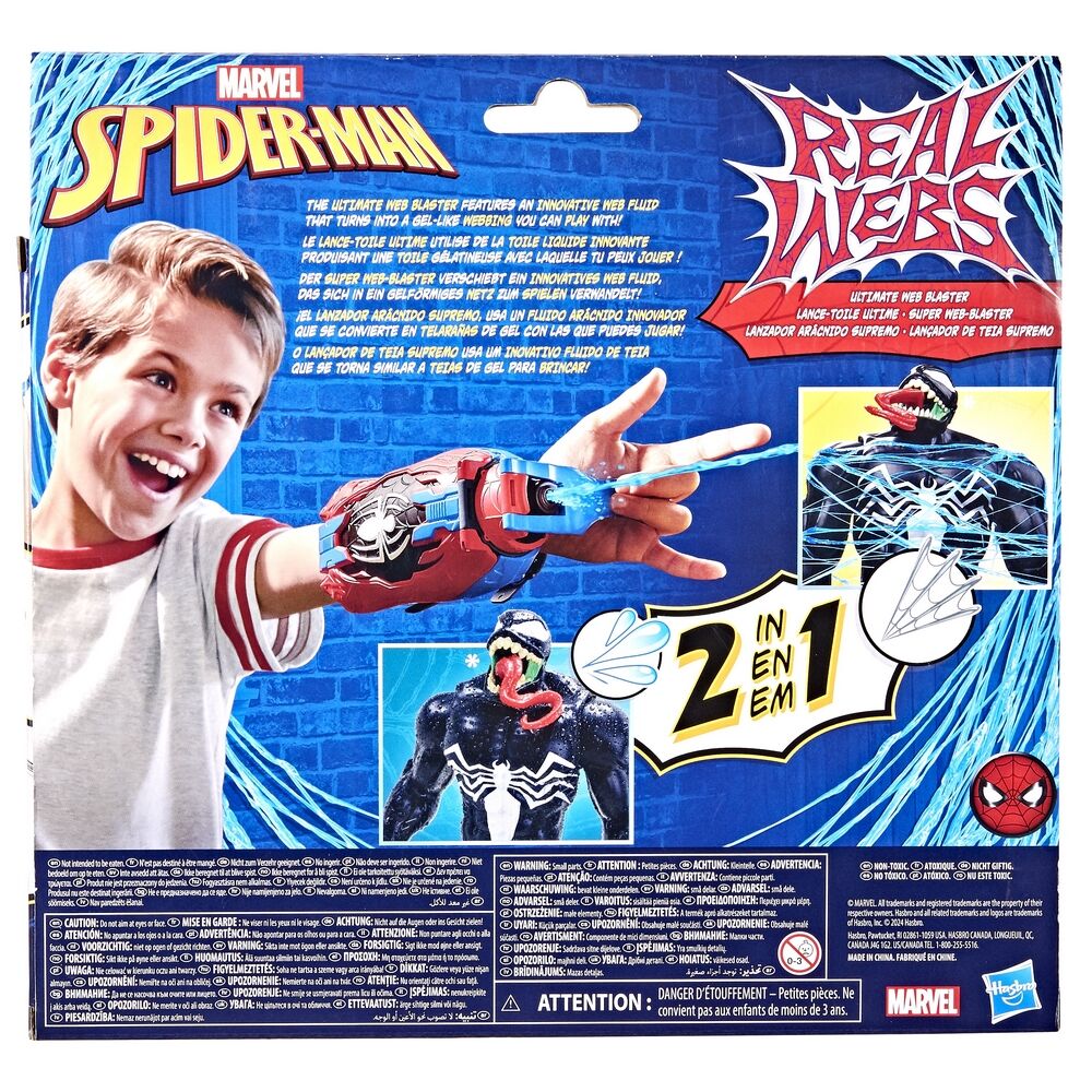 Marvel Spider-Man Webs Ultimate Web Blaster 2 In 1