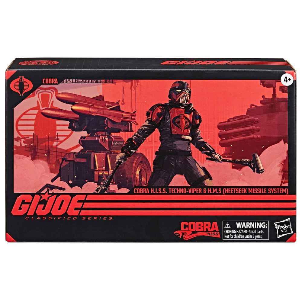GI Joe Classified Series - Cobra HISS Techno-Viper & H.M.S. (HEETSEEK MISSILE SYSTEM)