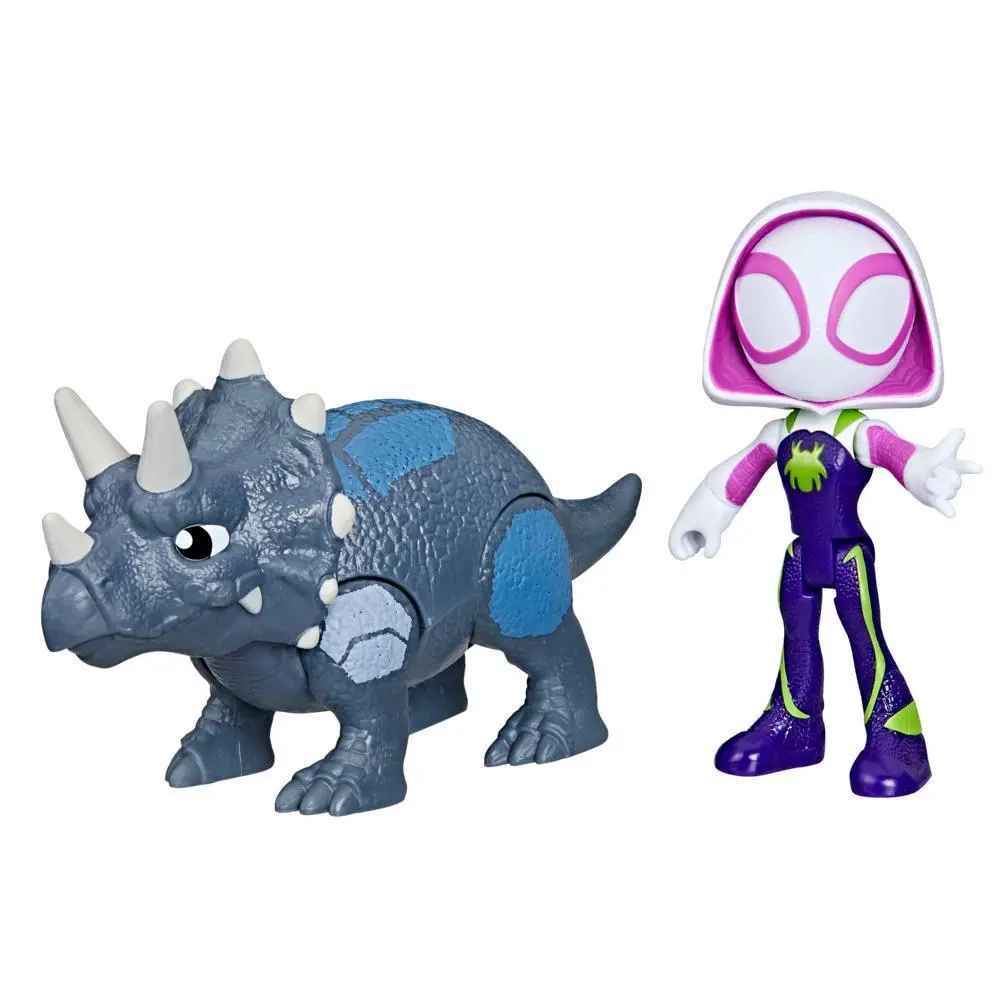 Marvel Spidey and His Amazing Friends Dino-Webs - Ghost-Spider & Rhino Dino