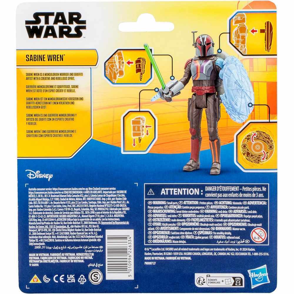 Star Wars Epic Hero Series Sabine Wren 4" Deluxe Action Figure
