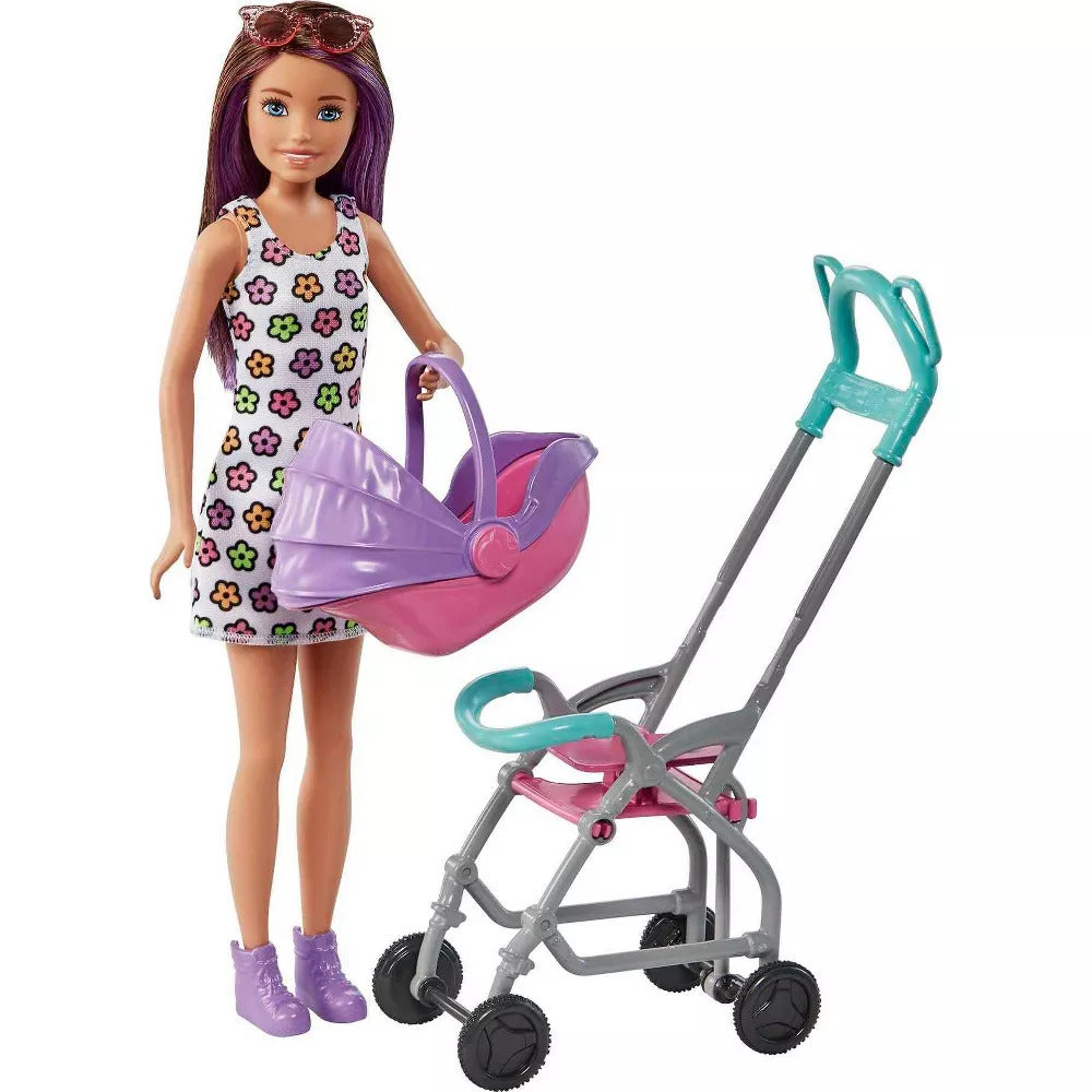 Barbie Skipper Babysitters Inc Dolls & Playset -  Straight Brunette Hair