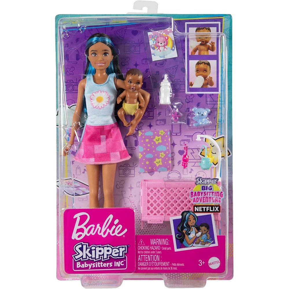 Barbie Skipper Babysitters Inc Dolls & Playset - Pink Shorts