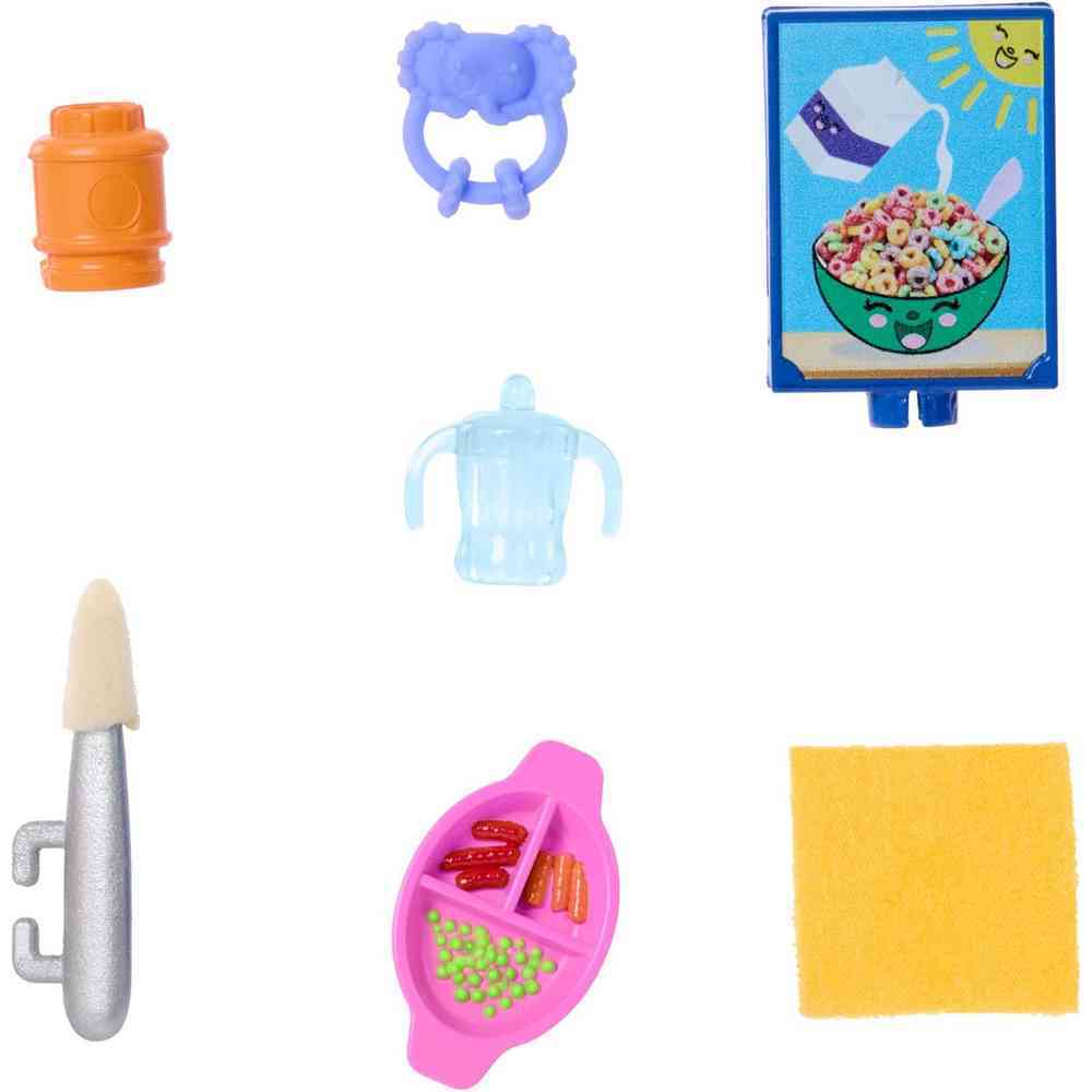 Barbie Skipper Doll & Playset with Accessories Babysitting Set Blonde