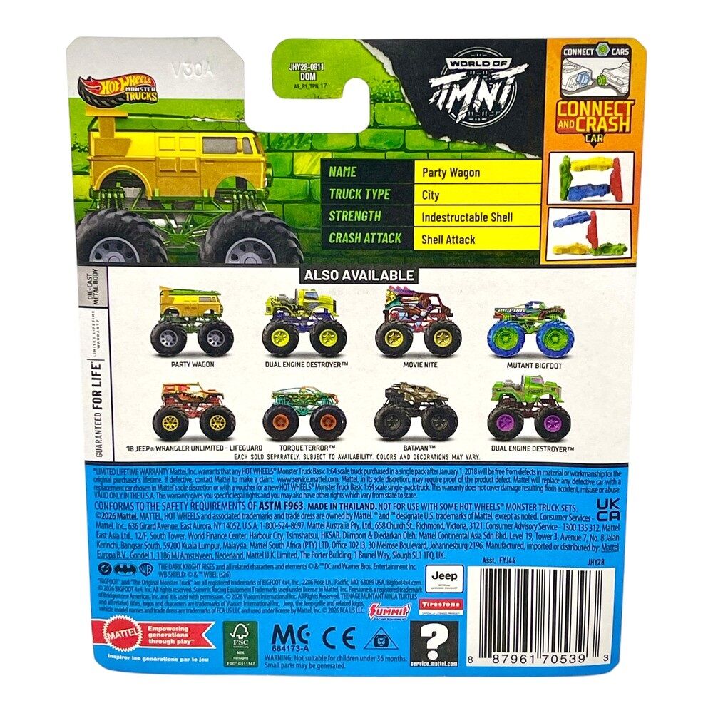 Hot Wheels Monster Trucks 2026 1:64 - Party Wagon