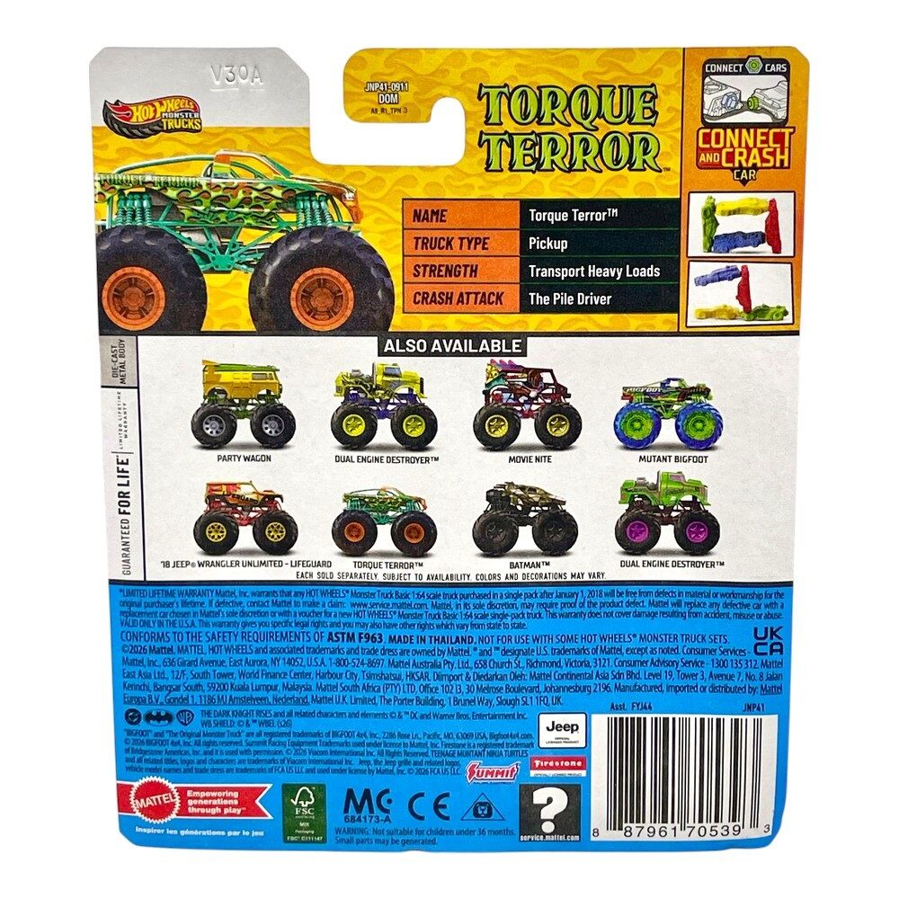 Hot Wheels Monster Trucks 2026 1:64 - Torque Terror