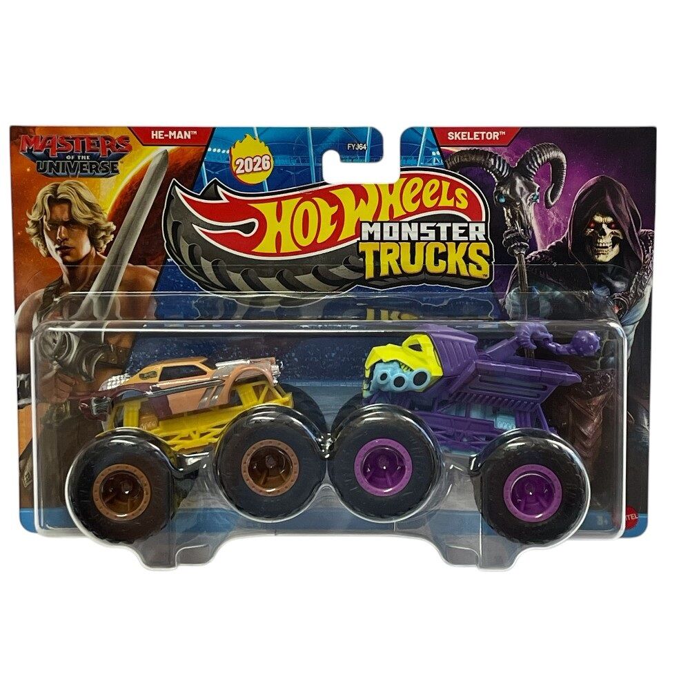 Hot Wheels Monster Trucks 2 Pack 2026 - He-Man & Skeletor