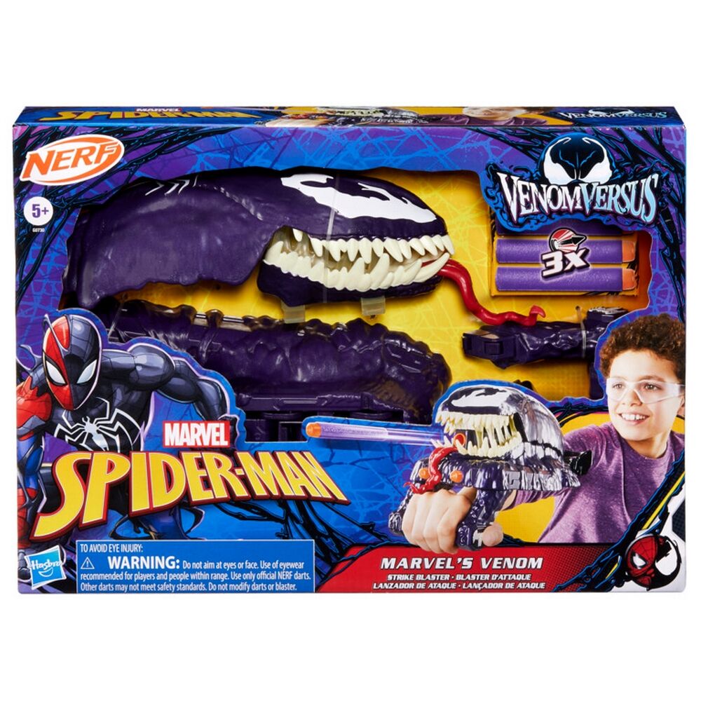 Marvel Spider-Man Venomversus Marvel's Venom Strike Blaster