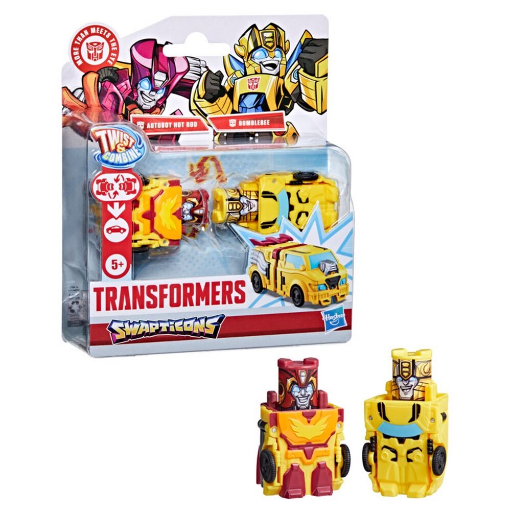 Transformers Swaptions Autobot Hot Rod & Bumblebee