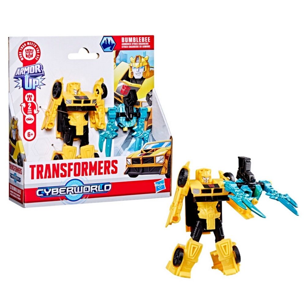 Transformers Cyberworld Armored Cyber Changers - Bumblebee