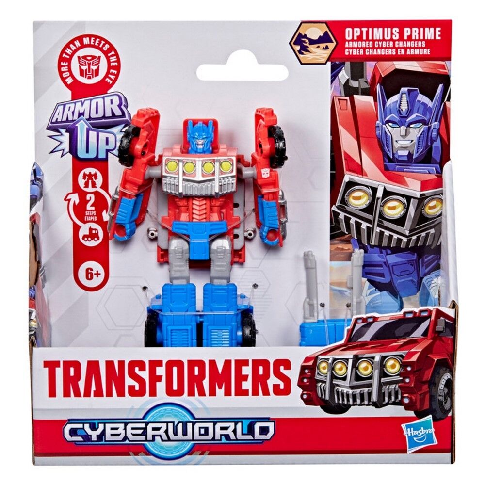Transformers Cyberworld Armored Cyber Changers - Optimus Prime