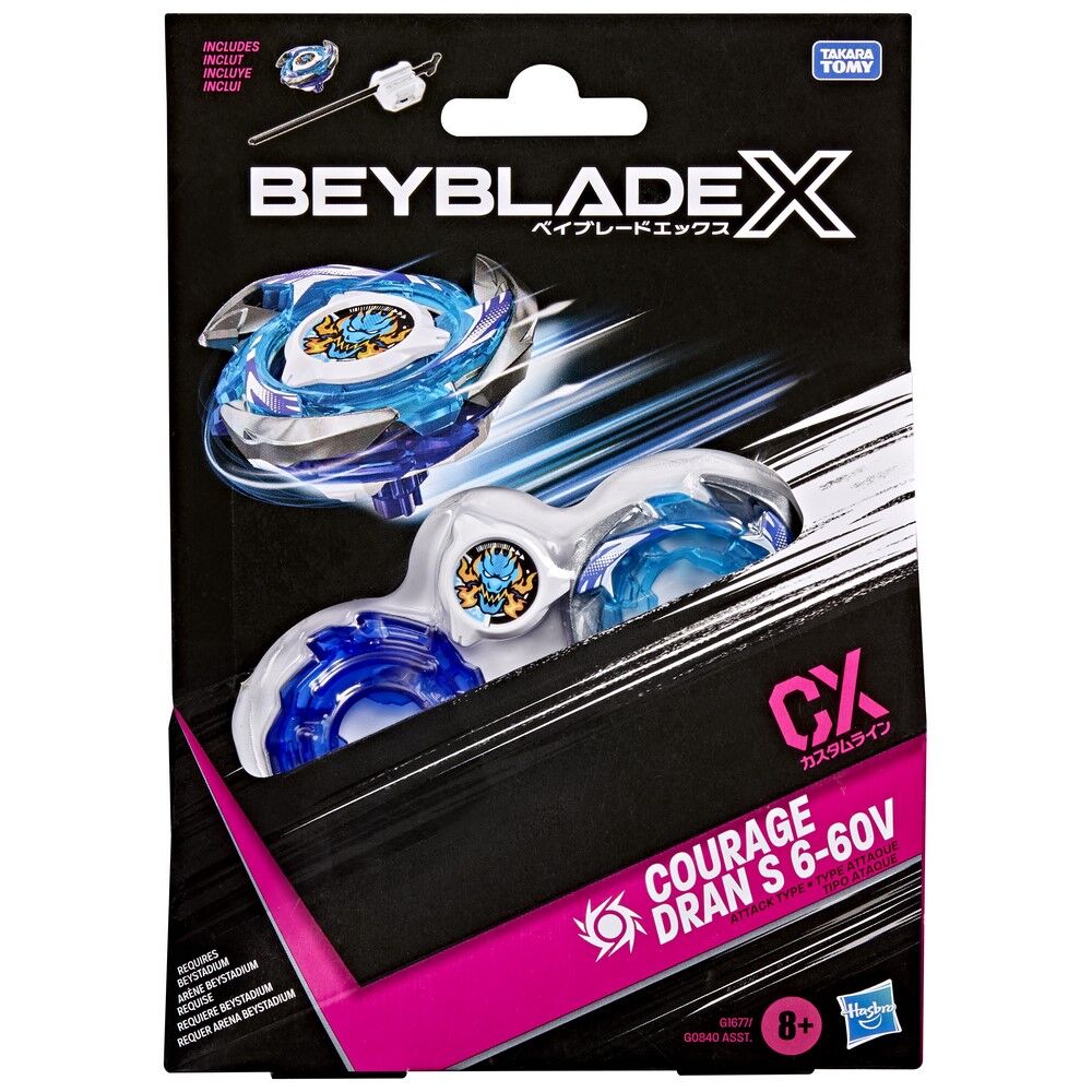 Beyblade X Courage Dran S 6-60V CX Starter Pack with Launcher