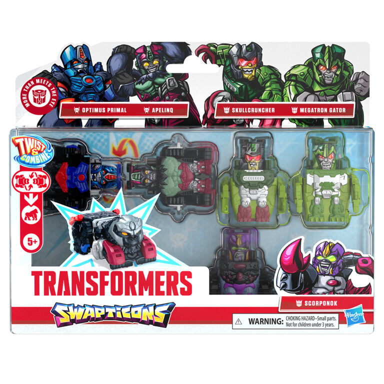 Transformers Swaptions Wild Jungle Mission 5PK