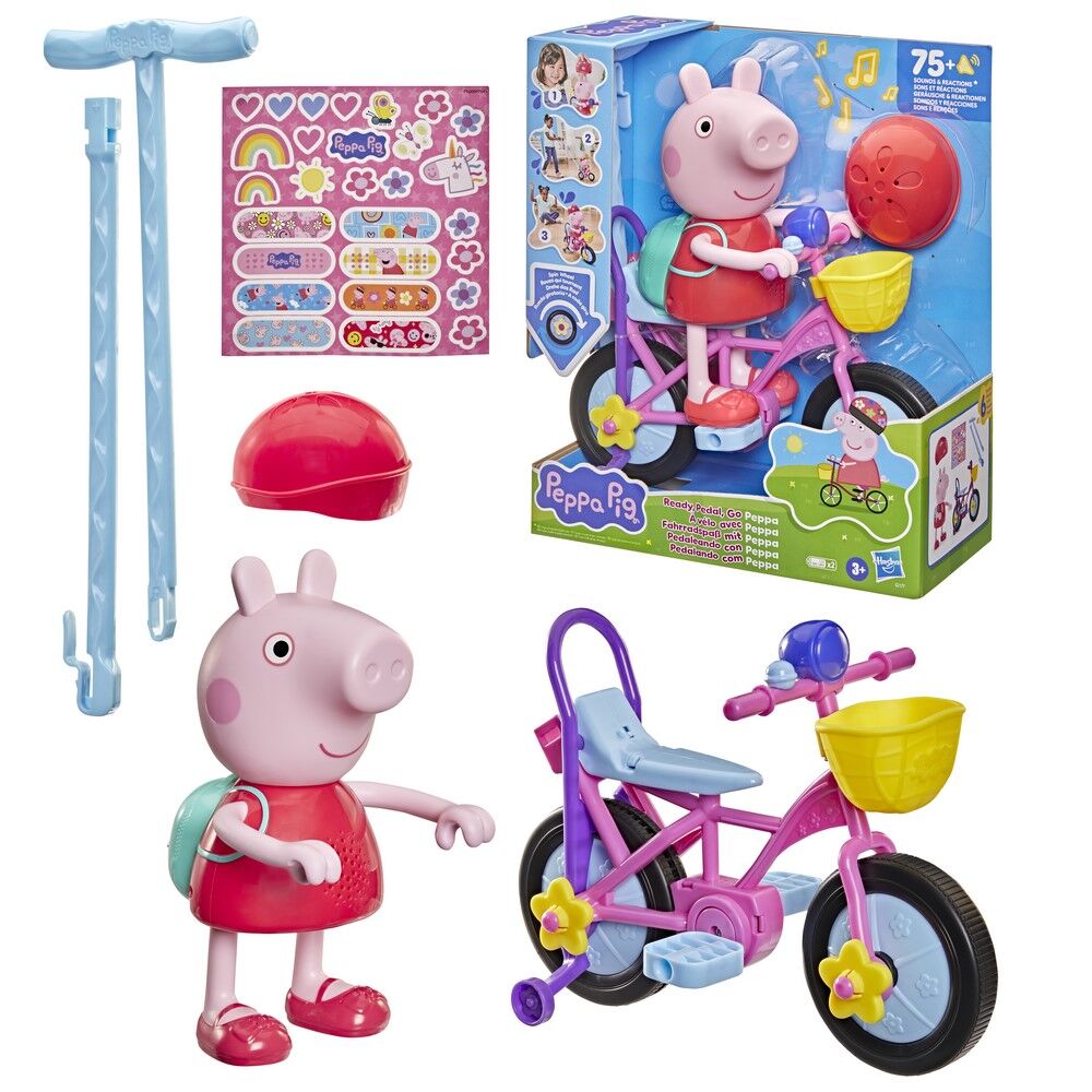 Peppa Pig Ready, Pedal, Go Peppa Interactive Bicycle Toy