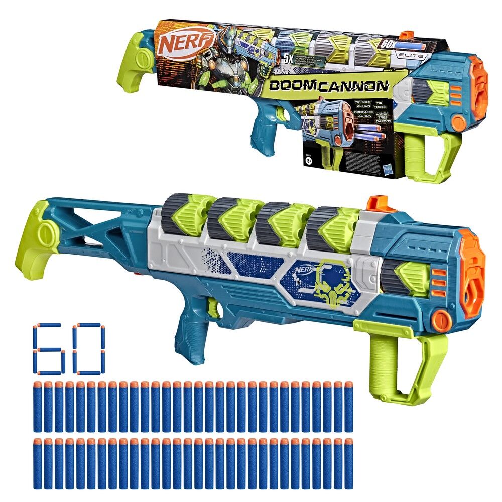 Nerf Rebel Ops Doom Cannon Blaster with 60 Elite Darts