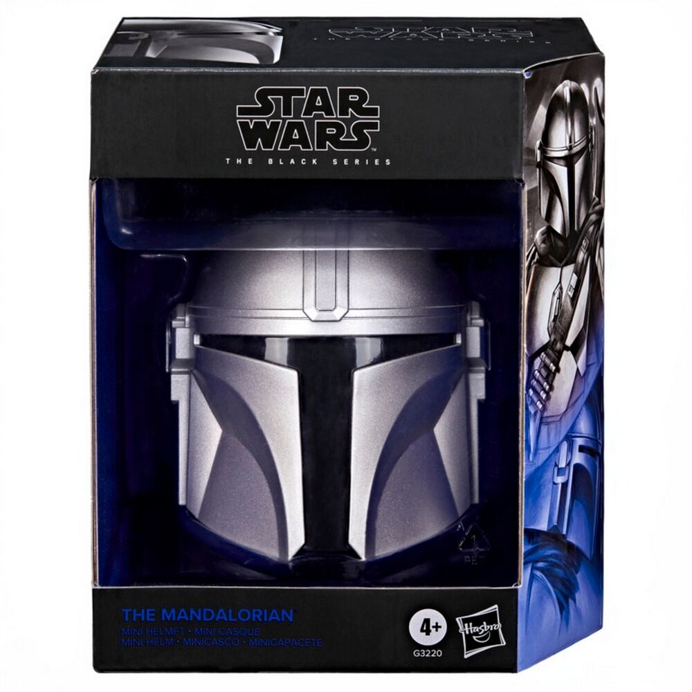 Star Wars The Black Series The Mandalorian Mini Helmet with Display Stand