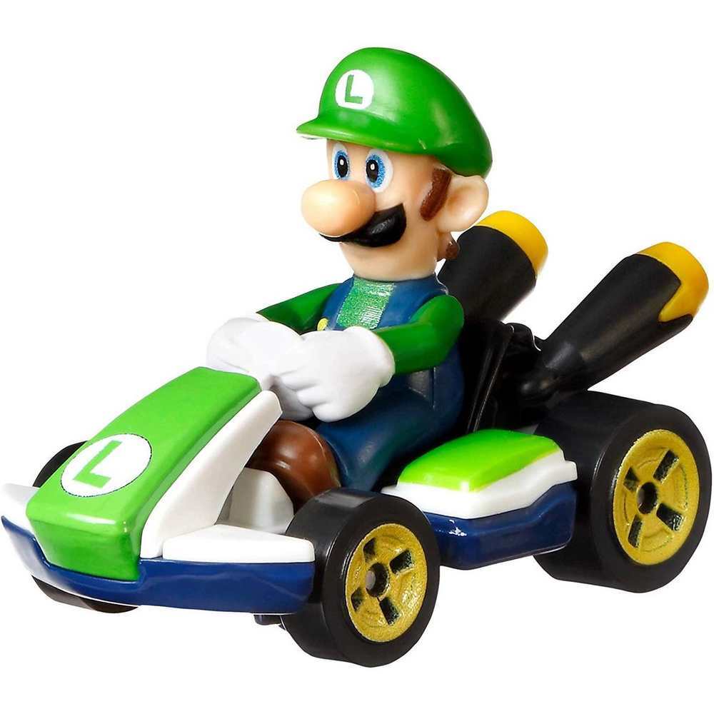 Hot Wheels Mario Kart - Luigi (Standard Kart)