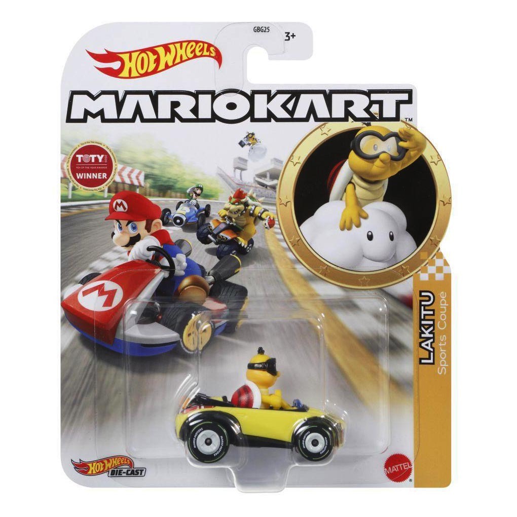 Hot Wheels Mario Kart - Lakitu (Sport Coupe)