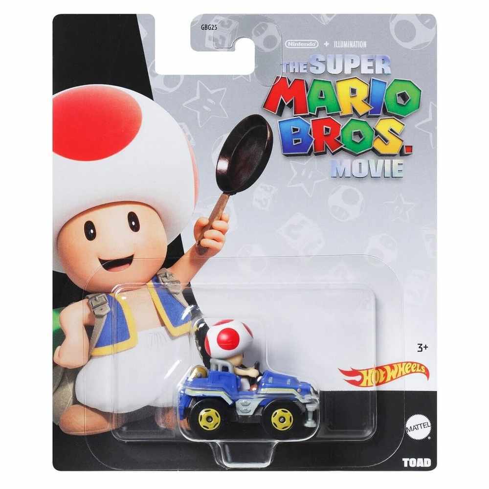 Hot Wheels The Super Mario Bros Movie - Toad