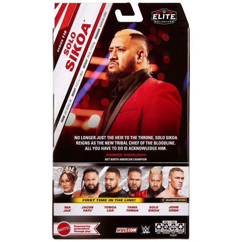 WWE Elite Collection Aciton Figure Series 118 - Solo Sikoa