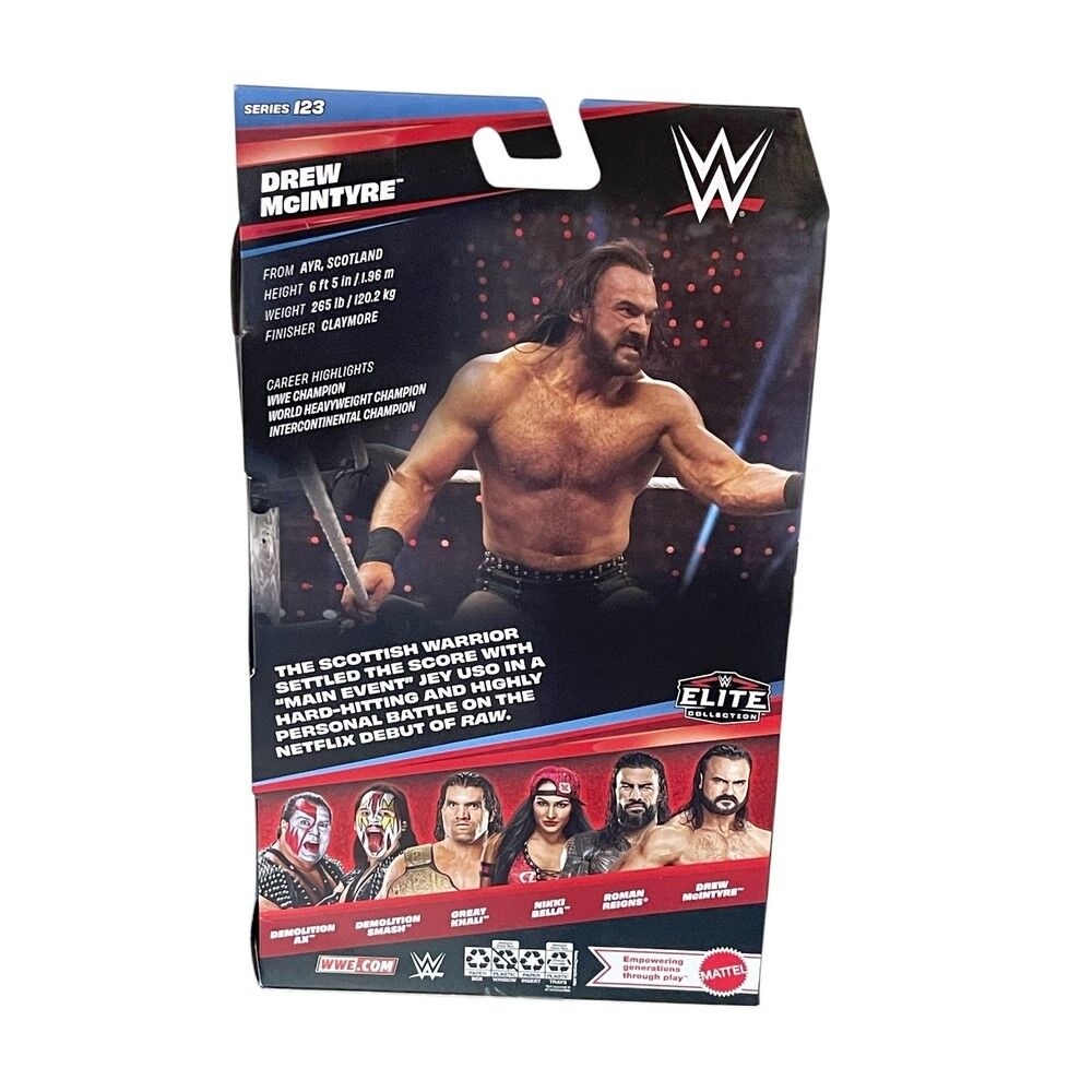 WWE Elite Collection Action Figure Series 123 Drew McIntyre