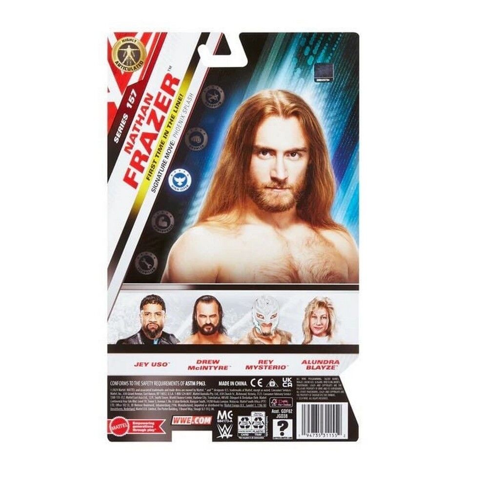 WWE Basic Action Figure Main Event Serie 157 Nathan Frazer