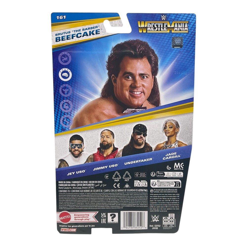 WWE Basic Action Figure Main Event Serie 161 - Brutus '"The Barber" Beefcake