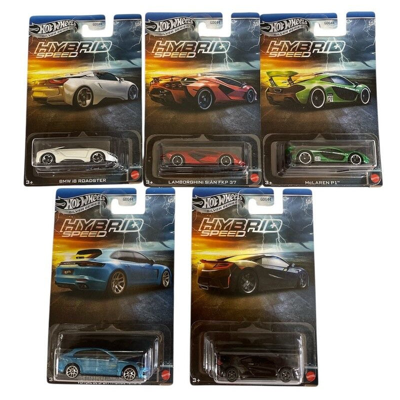 Hot Wheels Silver Series Hybrid Speed Set of 5
