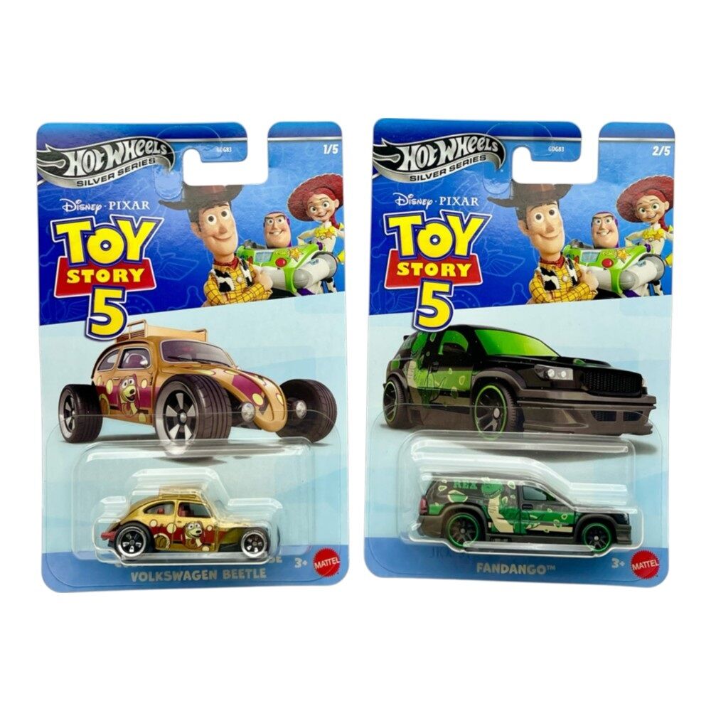Hot Wheels Silver Series Toy Story 5 Set of 5
