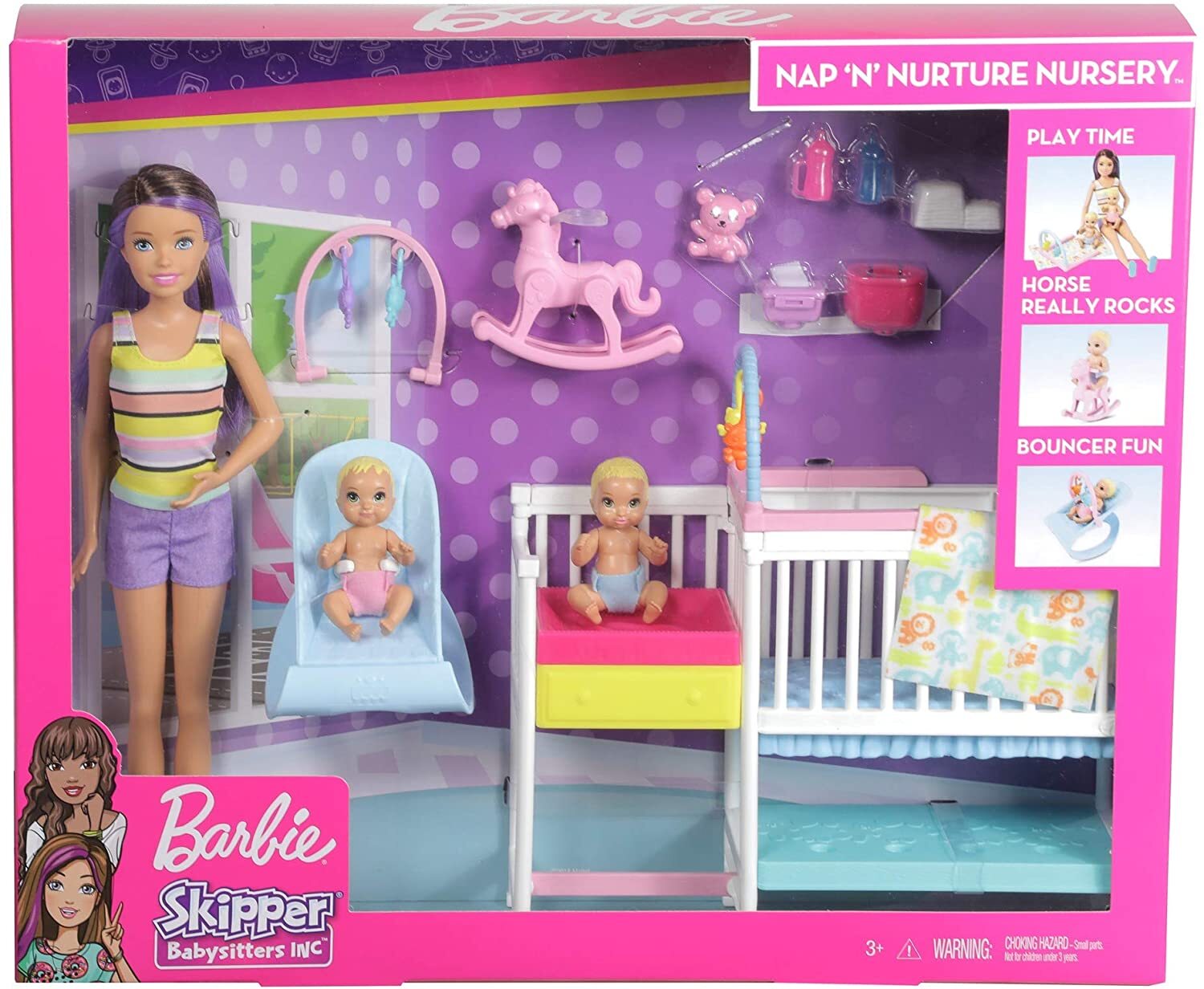Barbie Skipper Babysitters Inc - Nap n Nurture Nursery