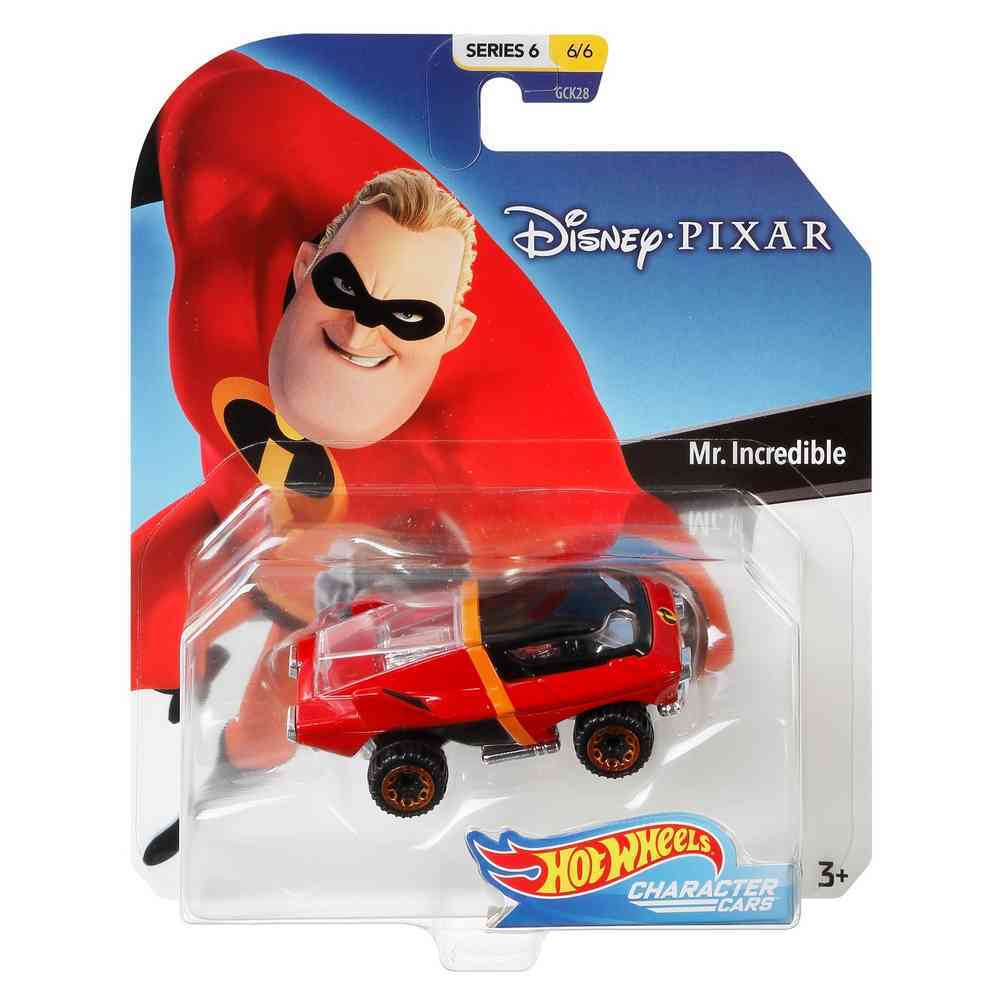 Hot Wheels Disney Pixar Character Cars - Mr Incredible