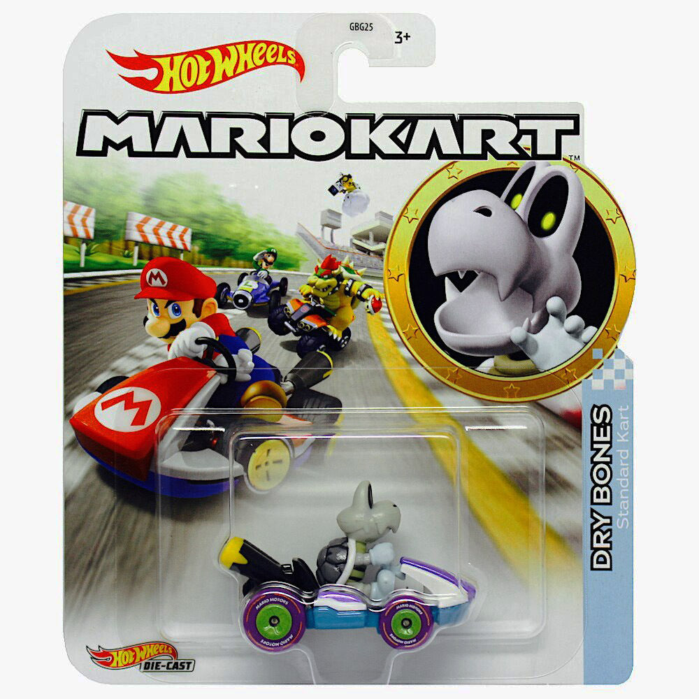 Hot Wheels Mario Kart Dry Bones Standard Kart