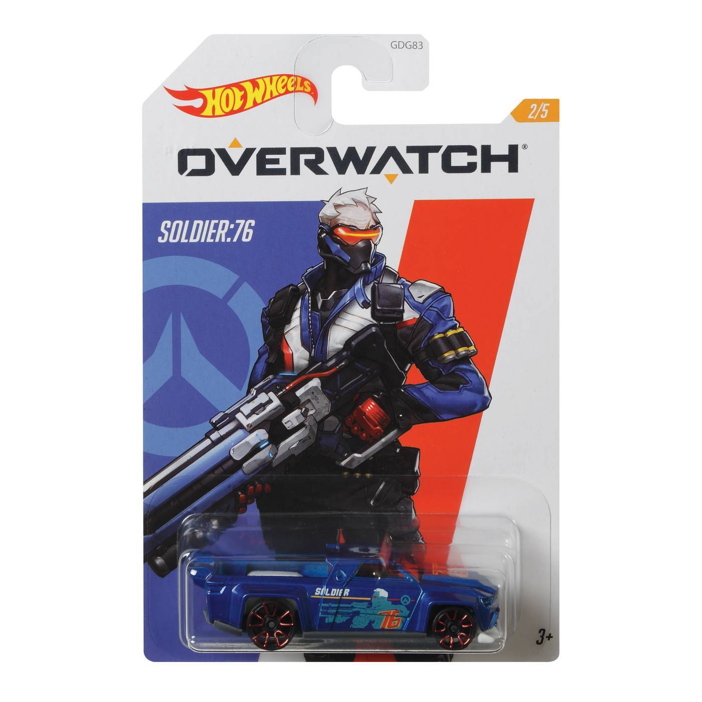 Hot Wheels Overwatch - Soldier:76 Solid Muscle