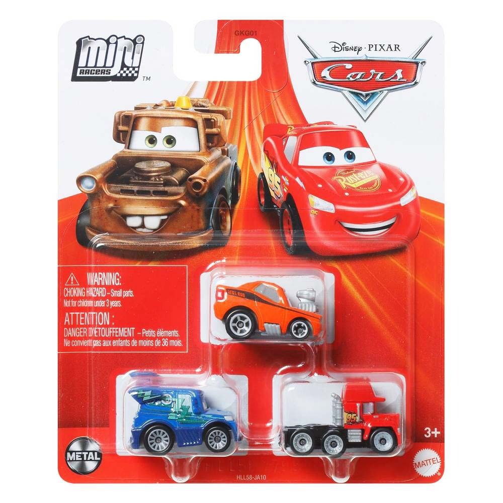 Disney Pixar Cars Mini Racers 3 Pack - Tuners