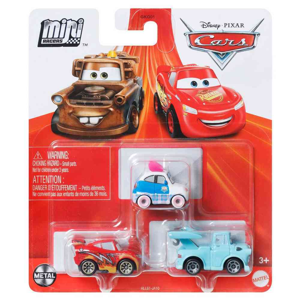 Disney Pixar Cars Mini Racers 3 Pack - Tokyo Crew