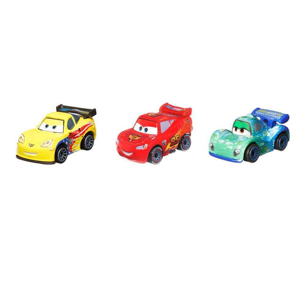 Disney Pixar Cars Mini Racers 3 Pack