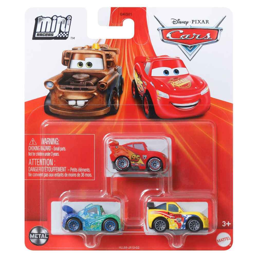 Disney Pixar Cars Mini Racers 3 Pack - C2 WGP