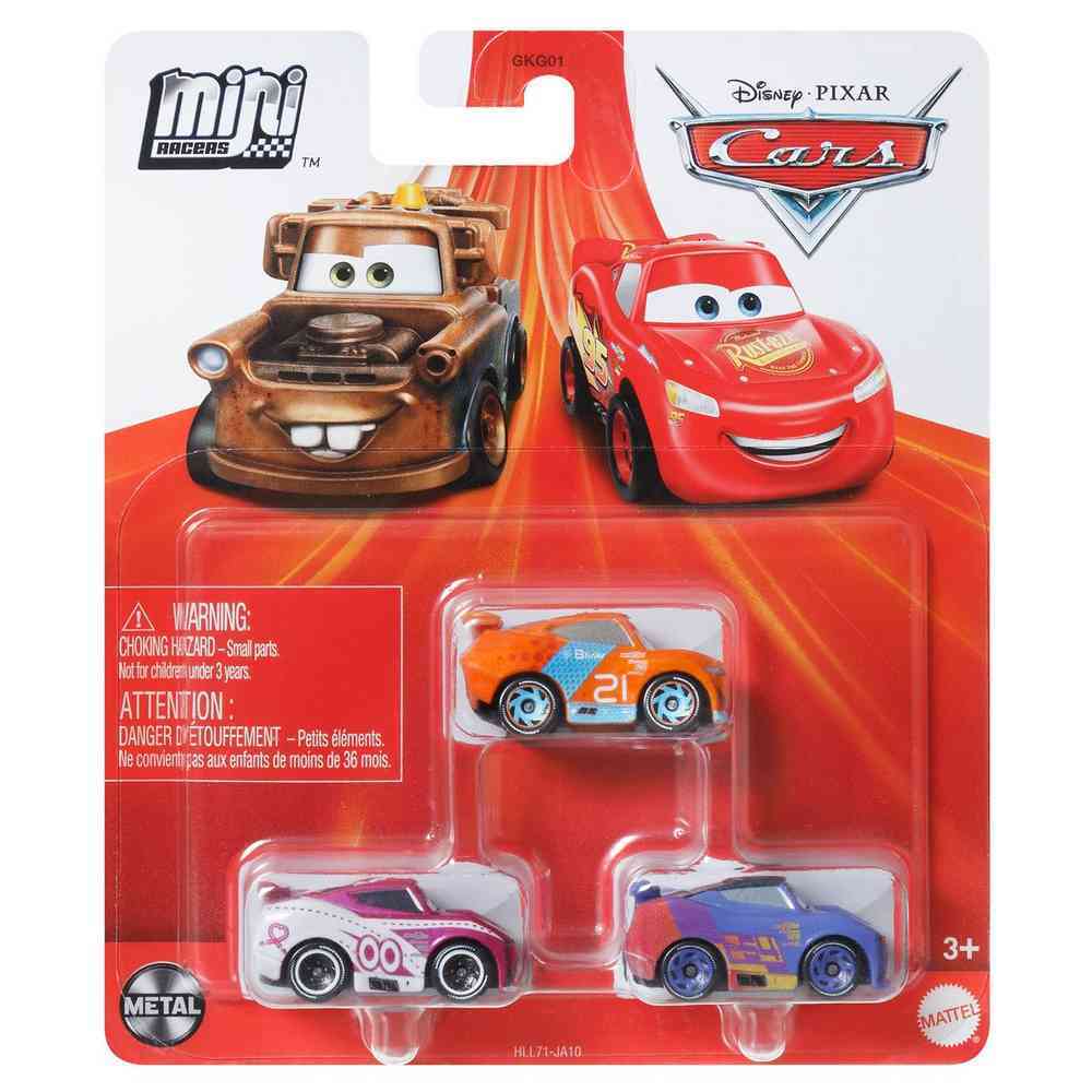 Disney Pixar Cars Mini Racers 3 Pack - Next Generation Racers