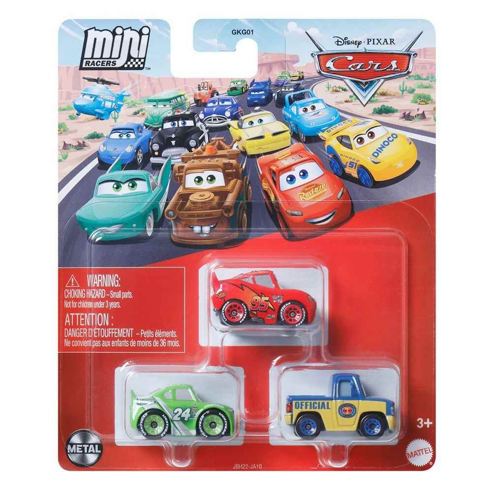 Disney Pixar Cars Mini Racers 3 Pack - Race 1