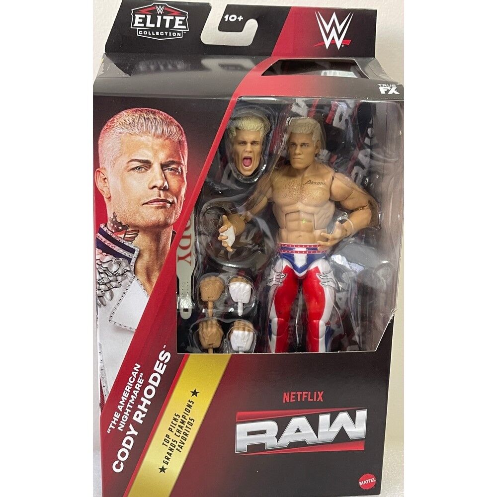 WWE Elite Collection Top Picks Grands Champions Favoritos - Cody Rhodes