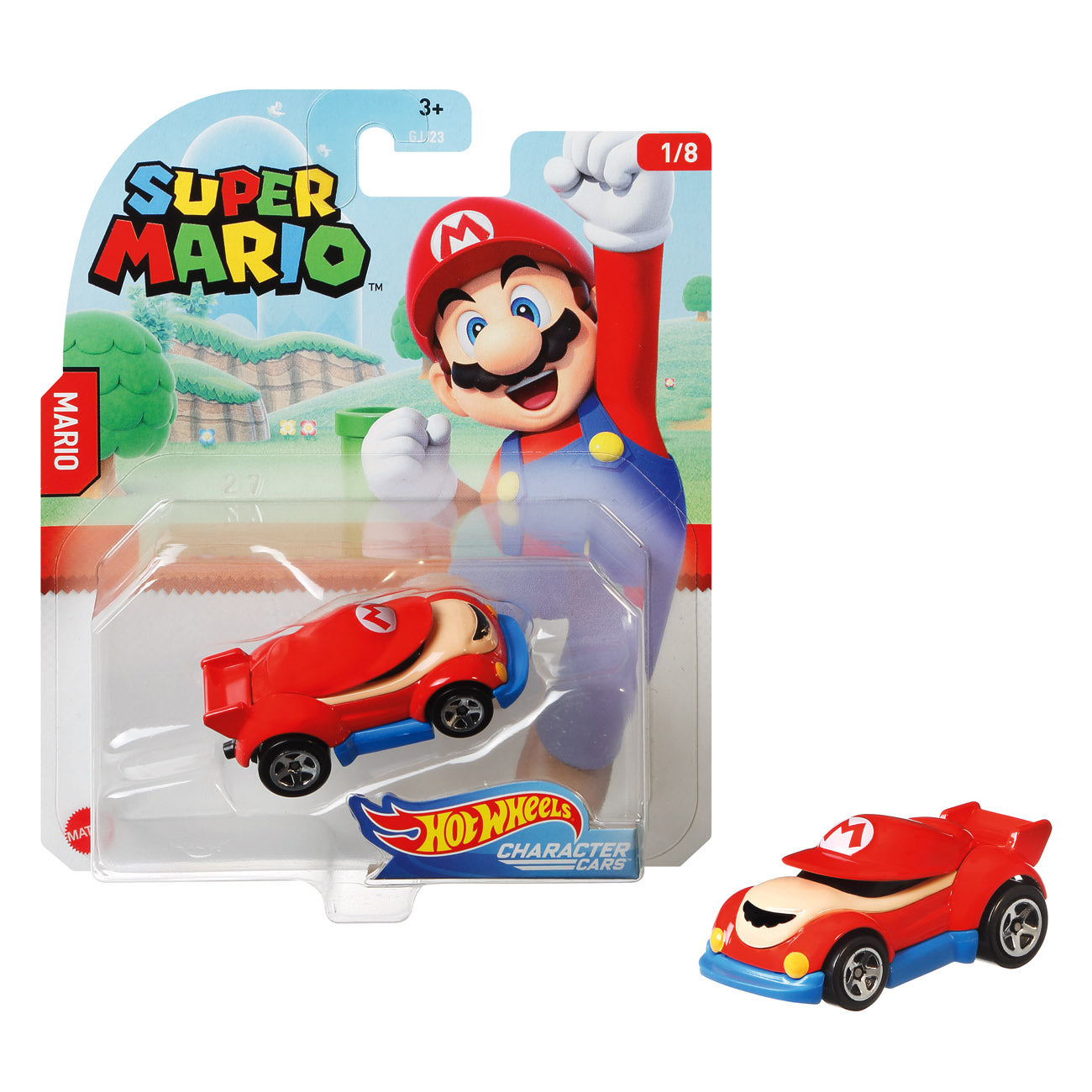 Hot Wheels Character Cars Super Mario - Mario